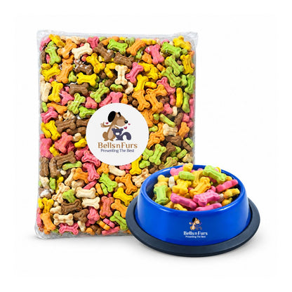 Bells N Furs Baked Assorted Flavour Dog Biscuits