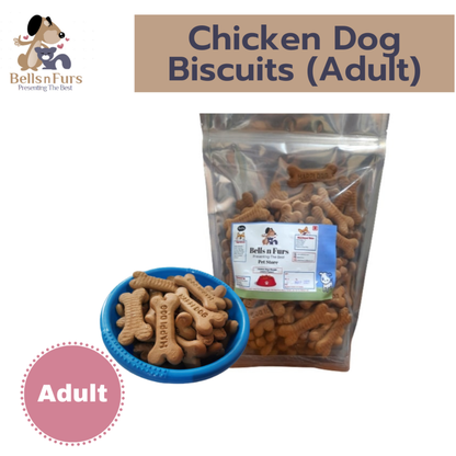 Bells N Furs Baked Chicken Adult Dog Biscuits