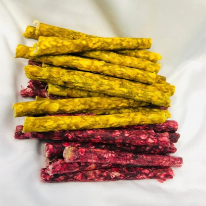 Bells N Furs Mutton Flavour Rawhide Munchy Sticks for Dogs