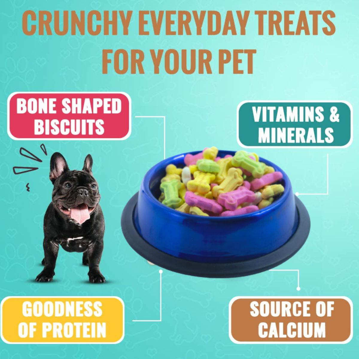 Bells N Furs Baked Assorted Flavour Dog Biscuits