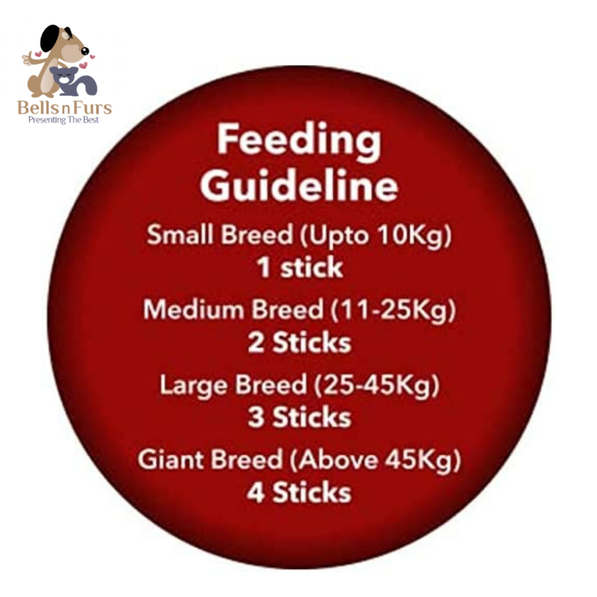 Bells N Furs Chicken & Mutton Rawhide Munchy Sticks for Dogs
