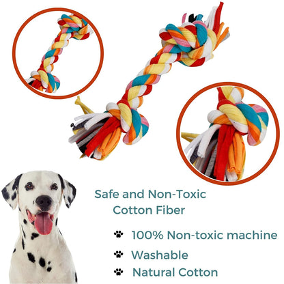 Bells N Furs Cotton Two-Knot Rope Toy for Dogs