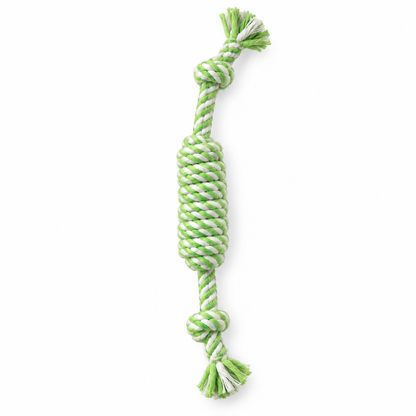Bells N Furs Cotton Knotted Toffee Rope Toy for Dogs