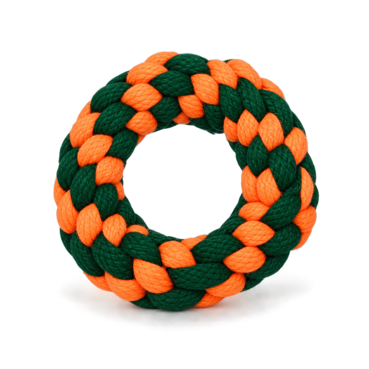 Bells N Furs Knotted Jute Ring Rope Toy for Dogs