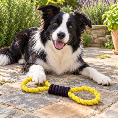 Bells N Furs Cotton Figure-Eight Rope Toy for Dogs