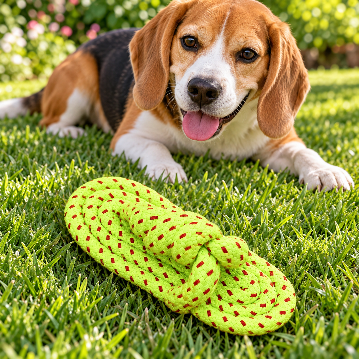 Bells N Furs Cotton Rope Slipper Toy for Dogs