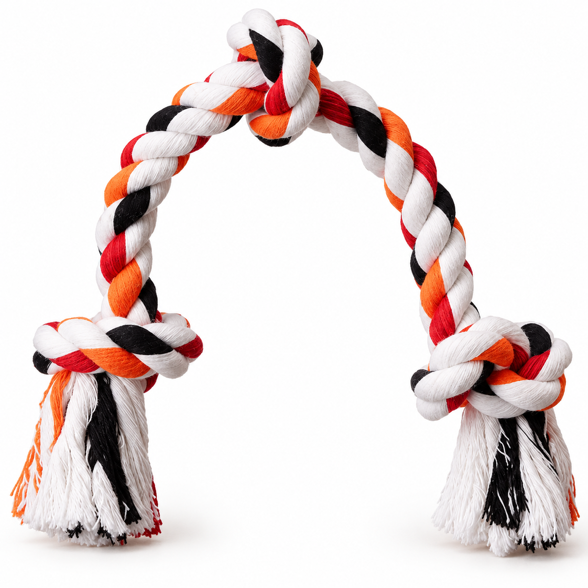 Bells N Furs Cotton Three-Knot Rope Toy for Dogs