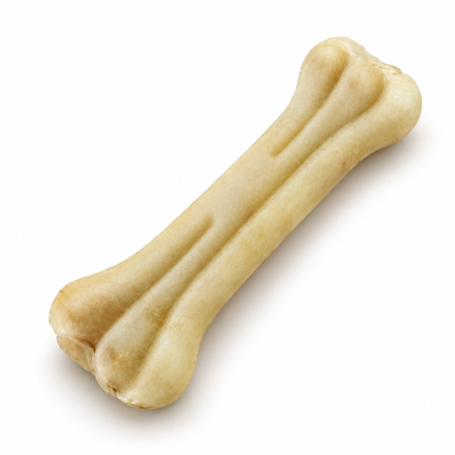 Bells N Furs 5 Inch Pressed Rawhide Chew Bones for Dogs