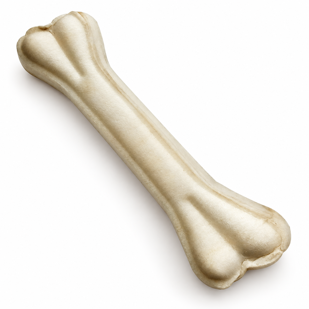 Bells N Furs 8 Inch Pressed Rawhide Chew Bones for Dogs