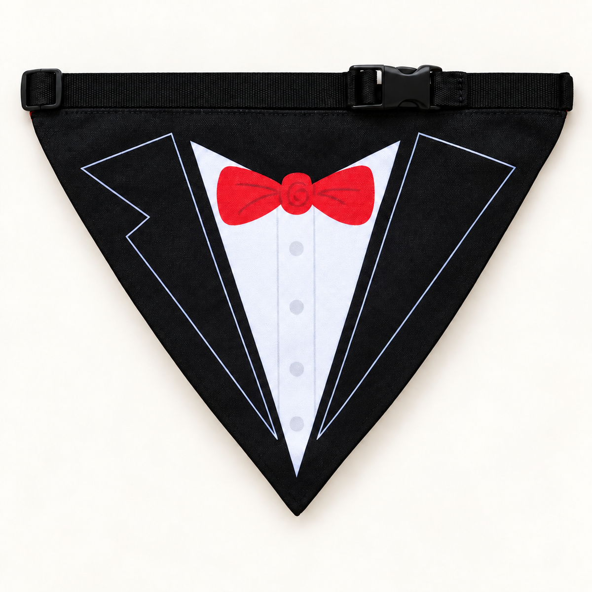Printed Tux Dog Bandana