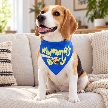 Mumma's Boy Printed Dog Bandana
