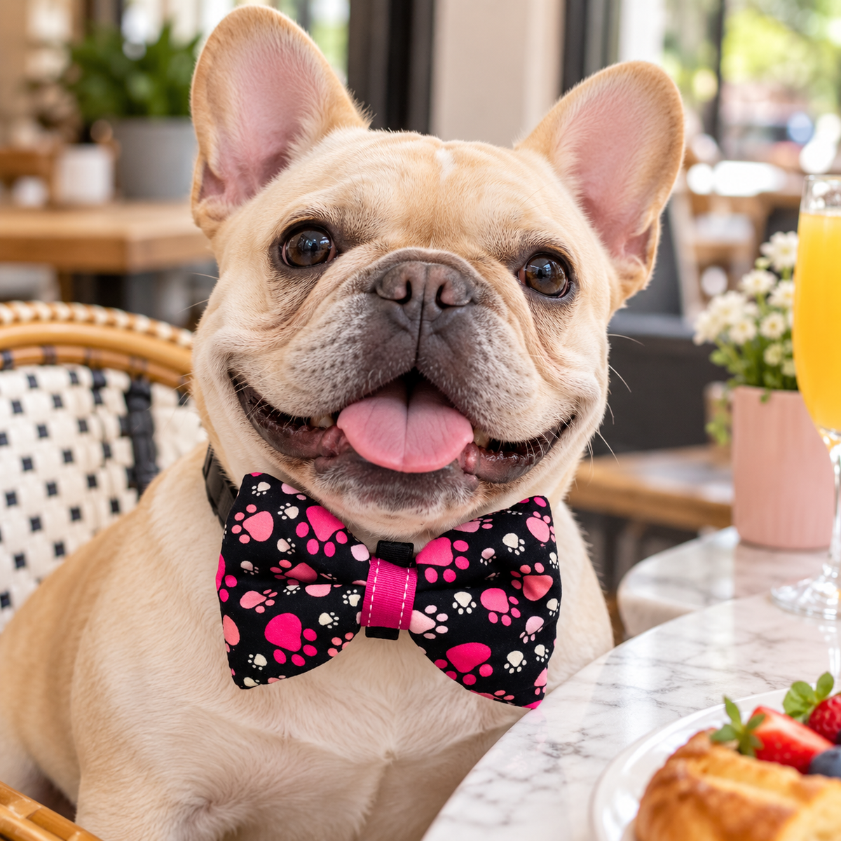 Handmade Padded Collar Bow for Dogs