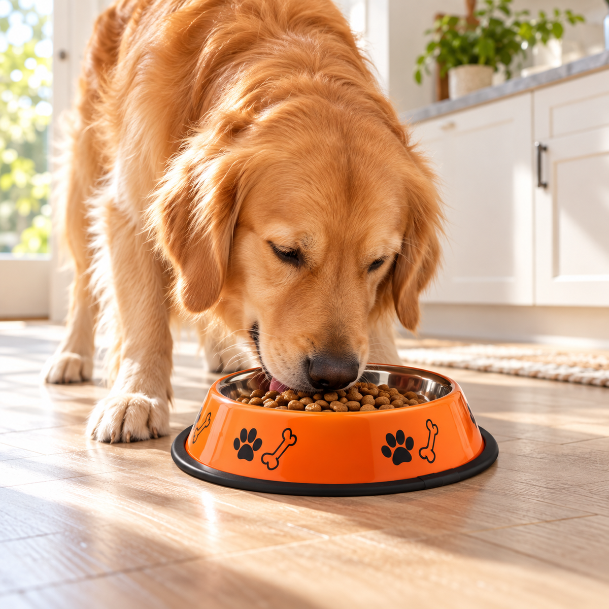 Printed Pet Feeding Bowl | Medium