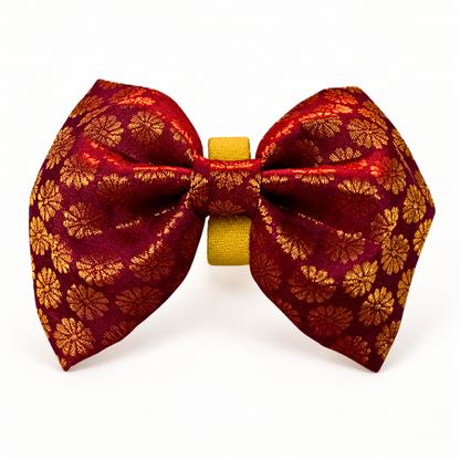 Handmade Festive Bow Tie for Dogs | Brochette