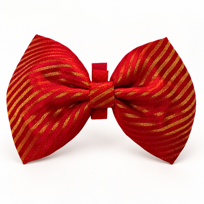 Handmade Festive Bow Tie for Dogs | Brochette
